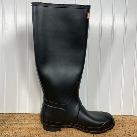 Hunter Original Tall Black Matte Boots - Picture 10 of 14